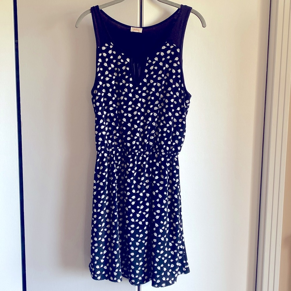 Pixley Small Dress, Black & White